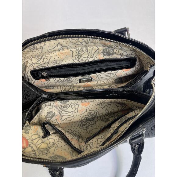 Guess Grey and Black Logo Purse Hand Bag - Picture 5 of 9